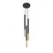Lampă suspendată MOZAICA 3P negru/golden, Sollux Lighting