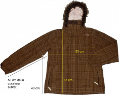 Geaca ski outdoor THE NORTH FACE ventilatii, impecabila (dama L/XL) cod-446146 foto