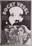 Bocet vesel - Afis Romaniafilm film rom&acirc;nesc 1984, cinema Epoca de Aur