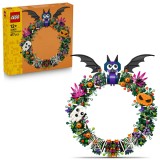 LEGO Coronita de Halloween decorativa, 617 piese, 12+ ani