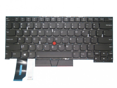 Tastatura Laptop, Lenovo, ThinkPad T490S Type 20NX, 20NY, iluminata, layout US foto