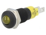 Lampă LED galbenă 12-14V DC &Oslash;8.2mm IP40