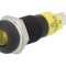 Lampă LED galbenă 12-14V DC &Oslash;8.2mm IP40