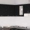 vidaXL Dulap colțar suspendat - Negru Stejar - 57 x 57 x 60 cm - Fabricat din lemn prelucrat