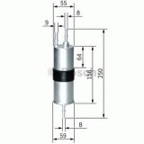 Filtru combustibil BMW Seria 7 (F01, F02, F03, F04) (2008 - 2015) BOSCH F 026 403 754