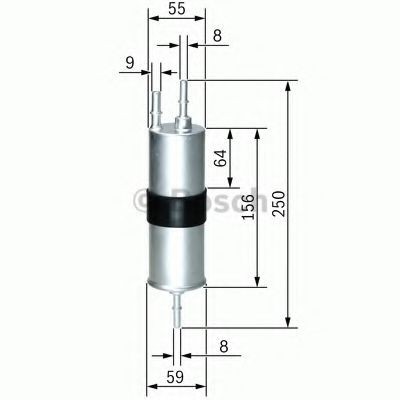 Filtru combustibil BMW Seria 1 (F20) (2010 - 2016) BOSCH F 026 403 754