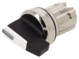 Comutator rotativ 22mm, 2 poziții stabile, albă, IP67 - SIRIUS ACT