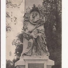 FV4-Carte Postala- FRANTA- Nancy, Monument Carnot, circulata 1903