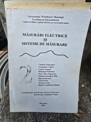 Masurari electrice si sisteme de masurare - Carmen Golovanov si altii foto