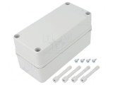 Carcasă universală PICCOLO ABS gri 80x170x85mm