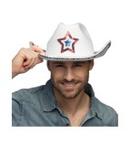 Palarie Cowboy Rodeo Star USA &ndash; accesoriu petrecere
