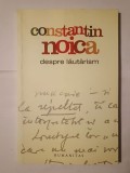 Constantin Noica - Despre lăutărism