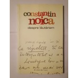 Constantin Noica - Despre lăutărism