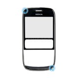 Copertă frontală Nokia 302 Asha gri &icirc;nchis