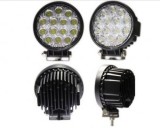 Proiector LED Auto 42W, 14 LED, Flood, 6000K-6500K, 12V/24V, Offroad, ATV, Rezistent Apa