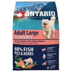 ONTARIO Adult Large 7 Fish &amp;amp;amp; Rice 2,25kg foto