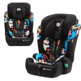 Scaun inaltator Kinderkraft Comfort up i-size, 9-36kg, Happy Shapes