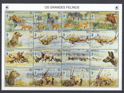 Angola - MARI FELINE AFRICANE - KB - MNH foto