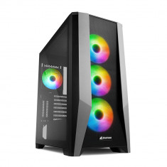 Carcasa Sharkoon TG7M RGB Mid Tower NEGRU foto