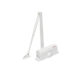 Amortizor hidraulic cu brat SA-6033AW-wh, alb; Pentru: usi cu greutatea