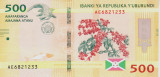 Bancnota Burundi 500 Franci 2018 - PNew UNC