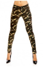 Pantaloni Army cu Talie Joasa XS Camuflaj foto