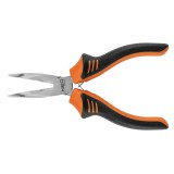 Cleste cu varf lung indoit 160 mm din otel calit, manere ergonomice