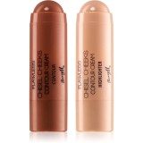 Barry M Chisel Cheeks auto-bronzant cremos și iluminator stick duo balen&iacute; 2x5 g