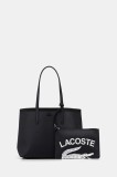 Lacoste poșetă cu două fețe culoarea bleumarin, NF5128AS