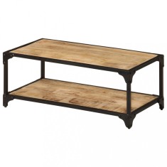 vidaXL Măsuță de cafea, 90x45x35 cm, lemn masiv de mango 328265