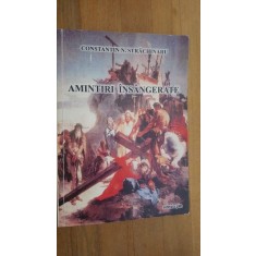 Amintiri insangerate- Constantin N. Strachinaru