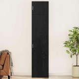 Cumpara ieftin Dulap de depozitare Stejar negru 50 x 41 x 225 cm Lemn compozit