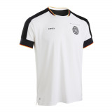 Tricou Fotbal FF500 Replică Germania 2024 Alb-Negru Adulți, Kipsta