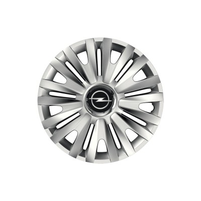 Set 4 capace roti Cu Inel Cromat Royal pentru gama auto Opel, R15 foto