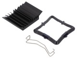 Radiator BGA Negru cu Aripioare 31x31mm