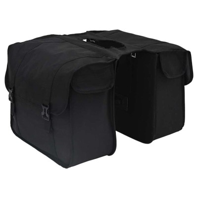 vidaXL Geantă de bicicletă Negru 18.5 x 40 x 35 cm Poliester foto