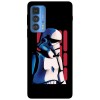 Husa compatibila cu Motorola Edge 20 Lite model storm trooper, Silicon, TPU, Viceversa, Transparent, Carcasa