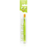 MEDIBLANC KIDS &amp; JUNIOR Ultra Soft periuta de dinti pentru copii ultra moale Green 1 buc