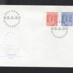 Switzerland 1966 Europa CEPT Mi.843-844 FDC UN.031