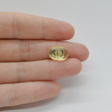 Cabochon citrin 14x10x6mm c128