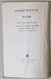 PLUMB de GEORGE BACOVIA , EDITIE BILINGVA ROMANO PORTUGHEZA , 1983