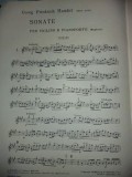 Sonate per violino e pianoforte- Georg Friedrich Handel