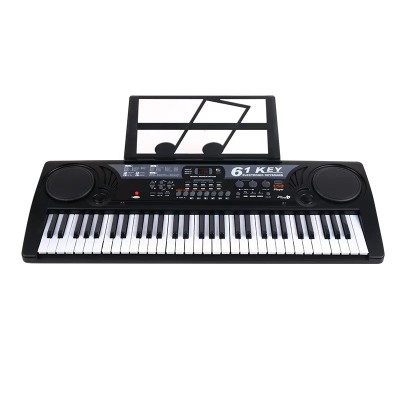 Orga electronica IdeallStore&amp;reg;, Schone Klange, intrare USB, mini-microfon, suport partitura inclus, negru foto