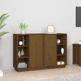 Servantă, maro miere, 120x35x80 cm, lemn masiv de pin