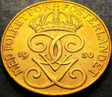 Moneda istorica 5 ORE - SUEDIA, anul 1950 * cod 1292
