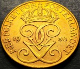 Cumpara ieftin Moneda istorica 5 ORE - SUEDIA, anul 1950 * cod 1292, Europa, Bronz