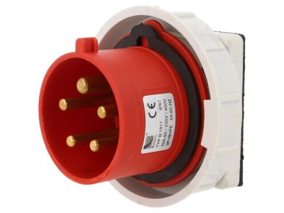Conector alimentare trifazat 32A 400VAC IP67 foto