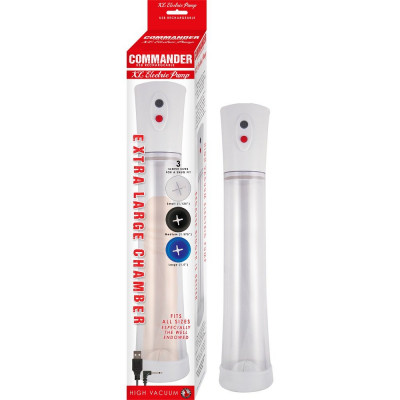 Commander USB Rechargeable High Vacuum Electric Penis Pump XL foto