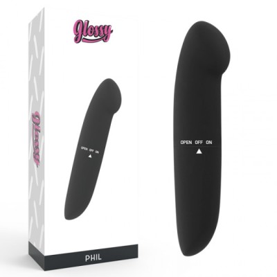 GLOSSY - PHIL VIBRATOR BLACK foto