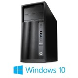Workstation HP Z240 Tower, Quad Core i5-6500, 8GB DDR4, 256GB SSD, Win 10 Home